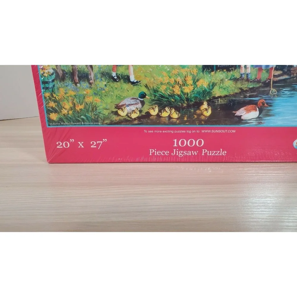 Jigsaw Puzzle 1000 pc SunsOut, Spring on the Green by Walsh/Robinson‎ NEW
